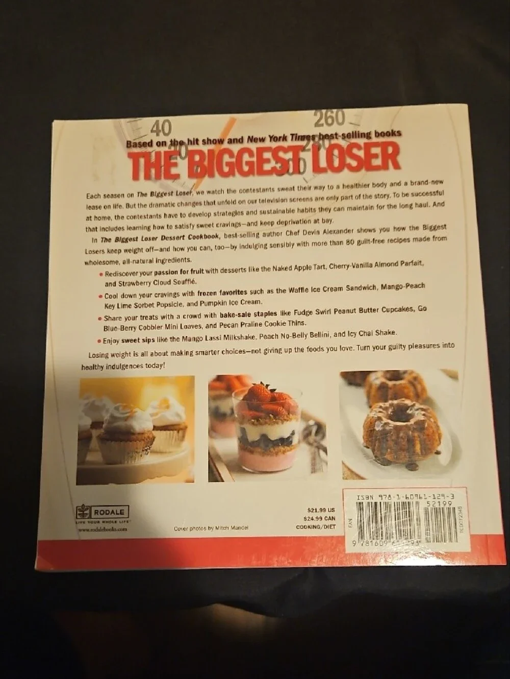 The Biggest Loser Dessert Cookbook - White & Red Cover
